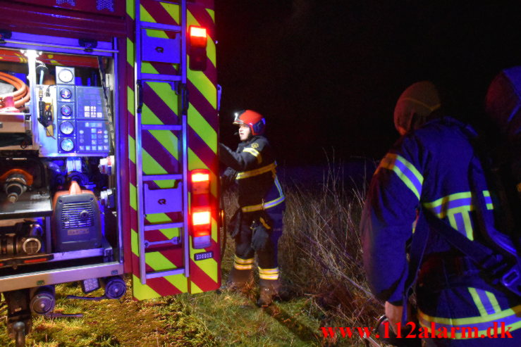 Brand i Villa. Grønlandsvej 261 i Vejle. 14/01-2023. KL. 02:48.