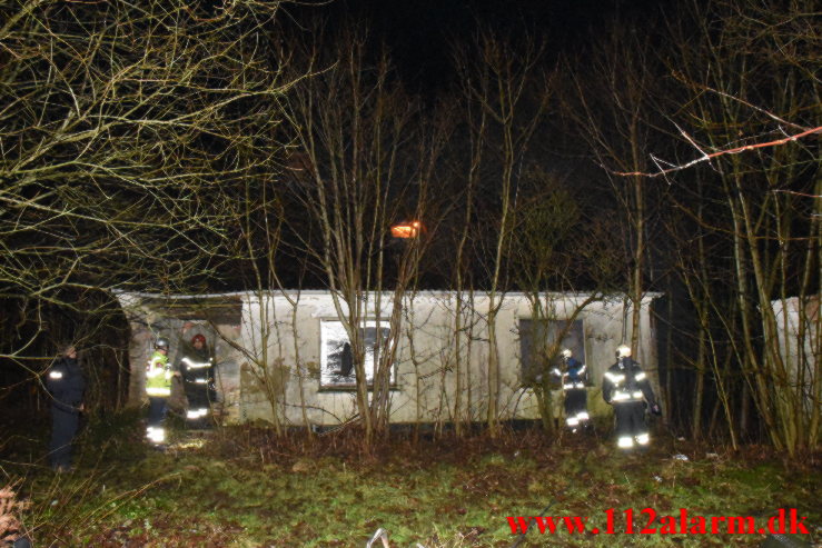 Brand i Villa. Grønlandsvej 261 i Vejle. 14/01-2023. KL. 02:48.