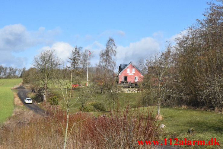 Gård Brand. Gl. Højenvej ved Højen. 14/03-2023. KL. 11:40.