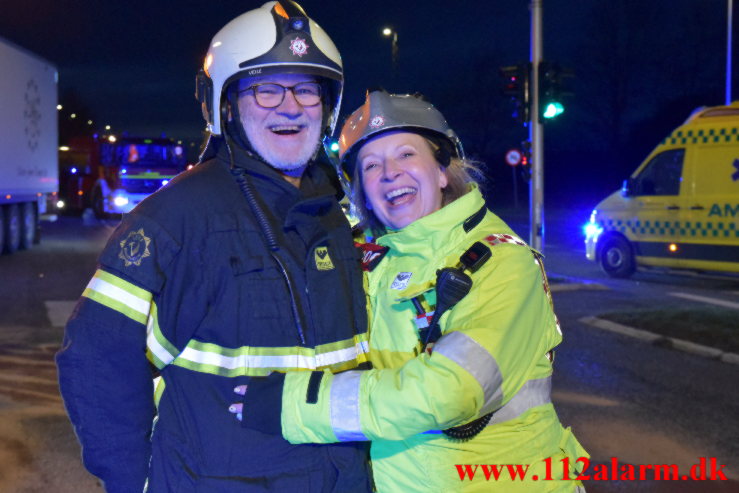 Over så lastbilen. Viborgvej i Vejle. 28/03-2023. KL. 20:03.