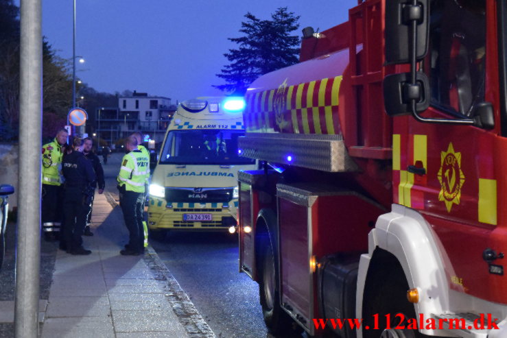 En gryde brændt på. Vardevej 144 i Vejle. 17/04-2023. KL. 20:33.