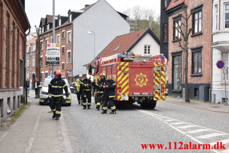 Forsøgt at brænde en bil af. Spinderigade i Vejle. 23/04-2023. Kl. 16:19.