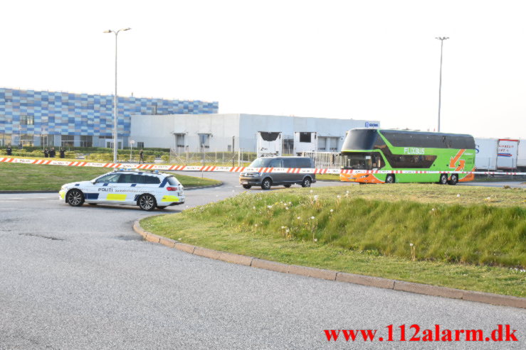 Aggressiv mand i Flixbus. Transportcenter ved Vejle. 11/05-2023. KL. 20:00.