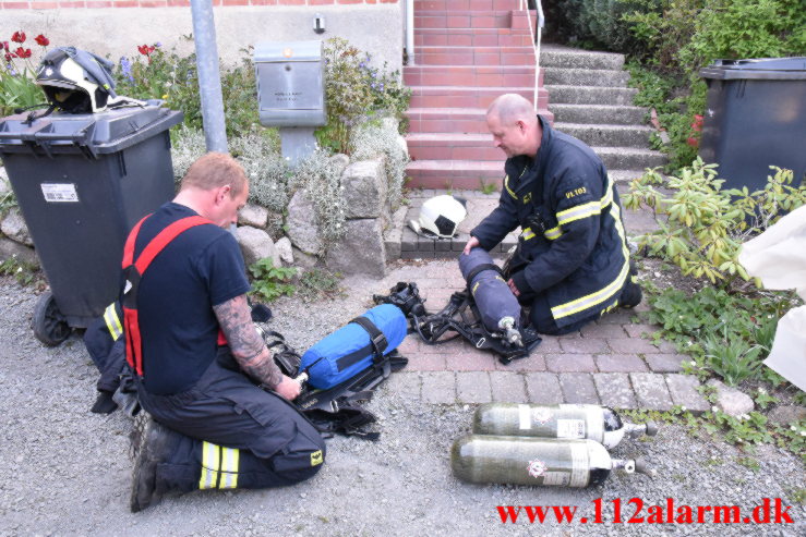 Brand i Varevogn. Skovvejen i Vejle. 13/05-2023. KL. 18:25.