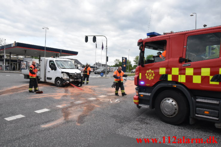 Kaldt til forurening. Koldingvej i Vejle. 18/05-2023. KL. 17:26.