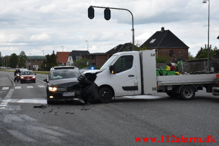 Kaldt til forurening. Koldingvej i Vejle. 18/05-2023. KL. 17:26.