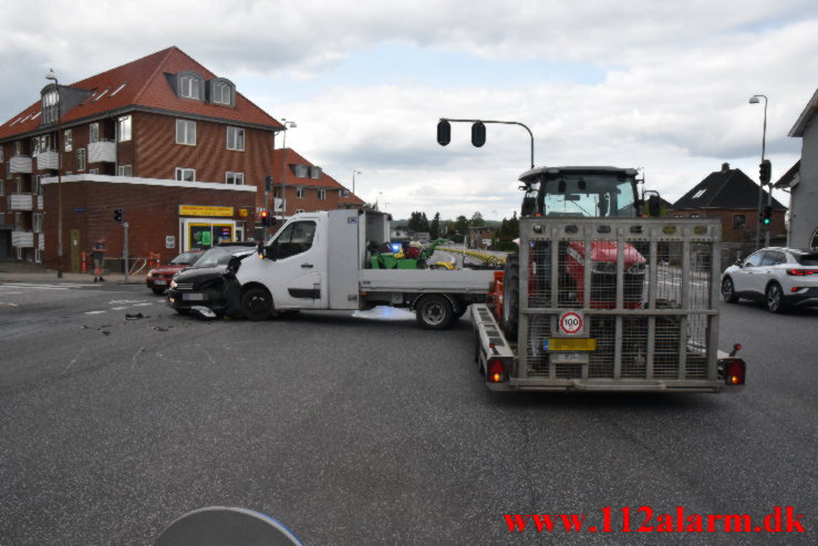 Kaldt til forurening. Koldingvej i Vejle. 18/05-2023. KL. 17:26.