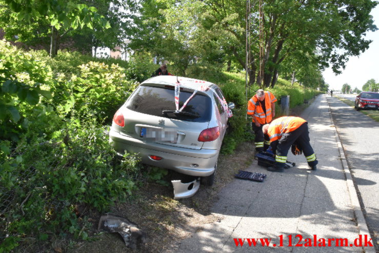 Besvimet bag rattet. Viborgvej i Vejle. 09/06-2023. KL. 16:00.