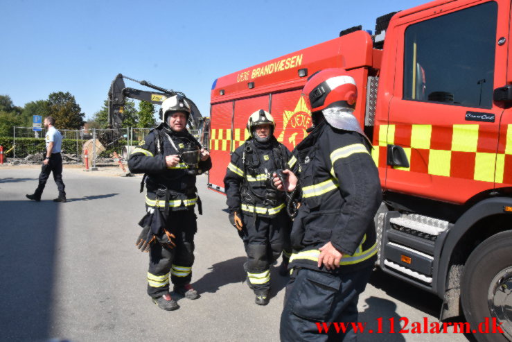 Brand i Elgiganten. Damhaven i Vejle. 11/06-2023. K. 16:01.