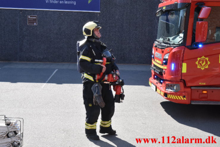 Brand i Elgiganten. Damhaven i Vejle. 11/06-2023. K. 16:01.