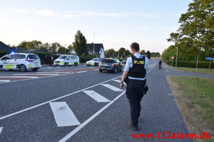 Troede det var en pistol. Horsensvej i Bredal. 14/06-2023. KL. 21:00.