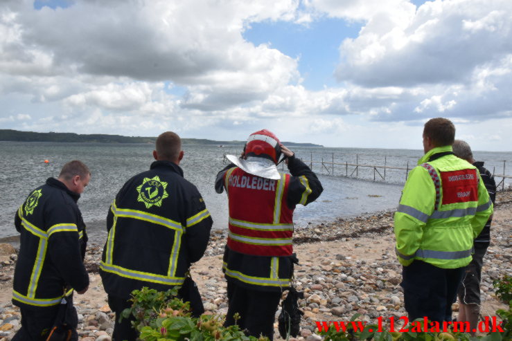 En lille redningsaktion Mads Madsens Vænge ved Mørkholt. 04/07-2023. Kl. 10:57.