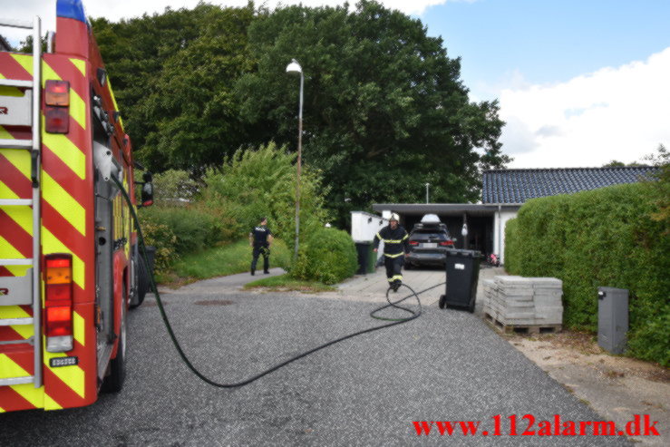 En motor til emhætten startede branden. Vesterkant i Vejle. 12/07-2023. KL. 16:08.