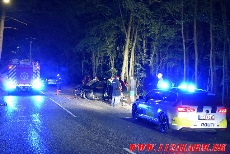 Alvorlig trafikuheld. Grejsbakke i Vejle. 24/08-2023. KL. 22:38.