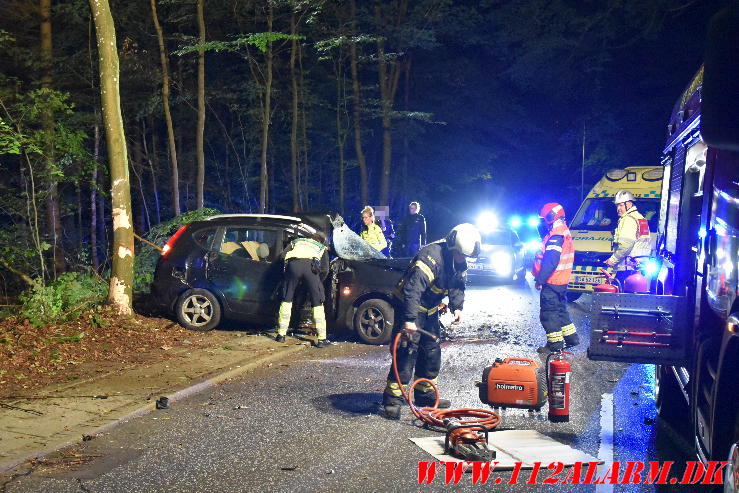 Alvorlig trafikuheld. Grejsbakke i Vejle. 24/08-2023. KL. 22:38.