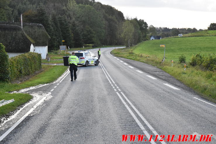 Brand i Gamle Bølling Mølle. Egtvedvej 91 i Egtved. 20/09-2023. KL. 07:16.