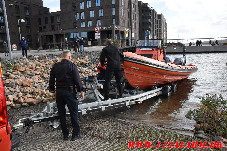 Endnu en speciel redningsopgave. Andkær vig strand. 12/10-2023. KL. 11:28.