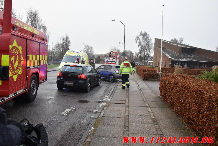 Besvimede bag rattet. Moldevej i Vejle. 15/12-2023. KL. 9:06.