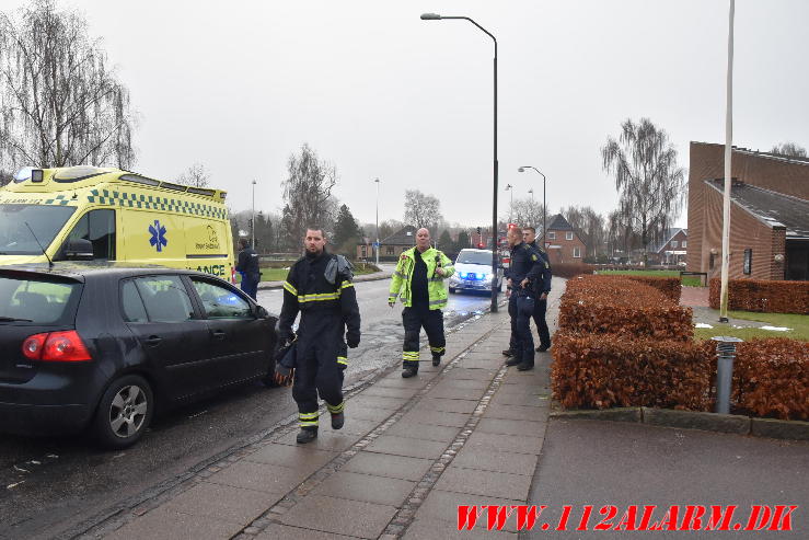 Besvimede bag rattet. Moldevej i Vejle. 15/12-2023. KL. 9:06.