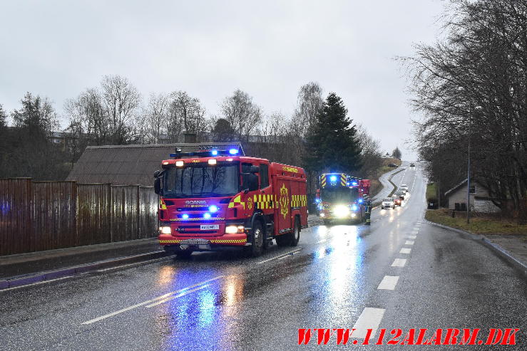 2 ting på samme tur. Bredagerskolen og Jellingvej i Vejle. 05/02-2024. Kl. 13:20.