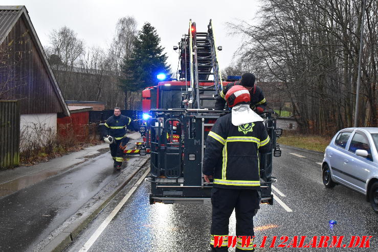 2 ting på samme tur. Bredagerskolen og Jellingvej i Vejle. 05/02-2024. Kl. 13:20.