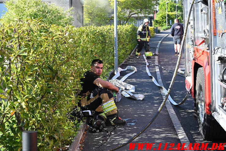 Brand i villa. Brønsbjergvej i Bredballe. 12/05-2025. KL. 17:37.