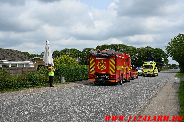 En ældre mand blev fundet død. Engumvej i Engum ved Vejle Ø. 01/06-2025. KL. 15:13.