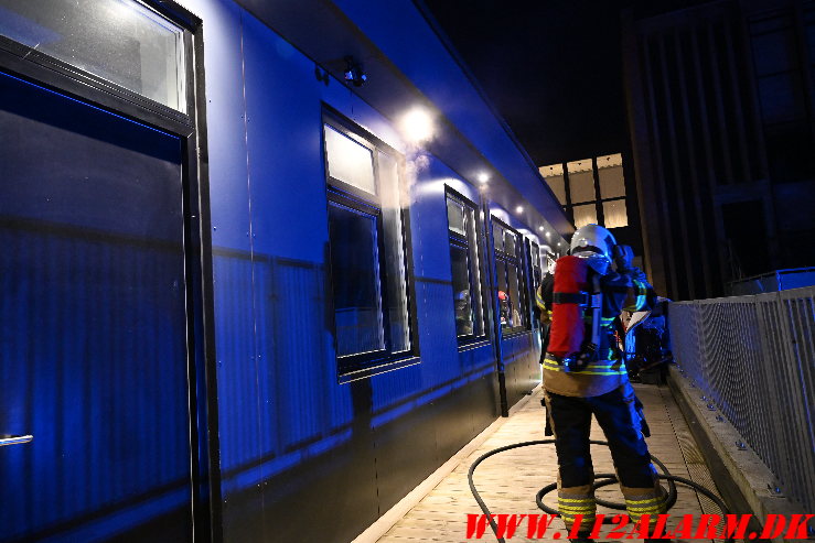 Brand i Lejlighed. Vestergade 18 i Vejle. 03/06-2025. KL. 00:28.
