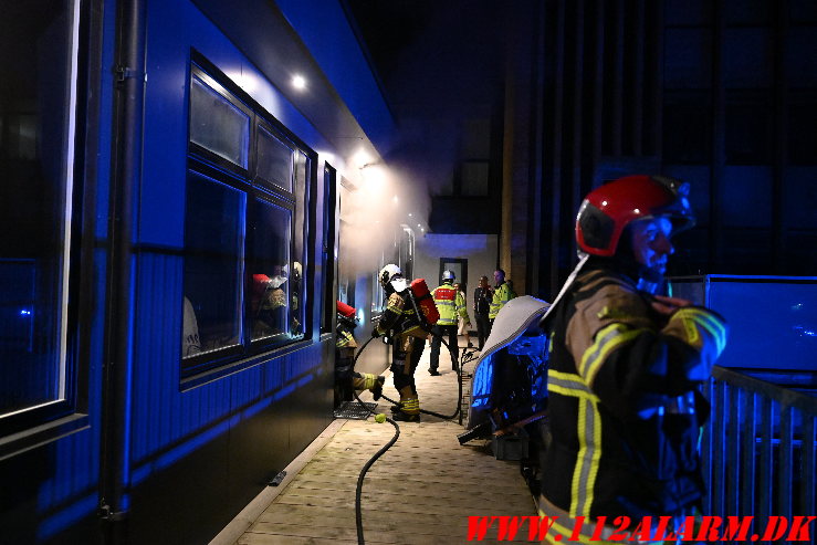 Brand i Lejlighed. Vestergade 18 i Vejle. 03/06-2025. KL. 00:28.