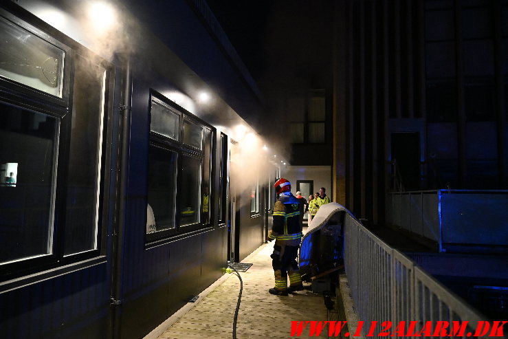 Brand i Lejlighed. Vestergade 18 i Vejle. 03/06-2025. KL. 00:28.