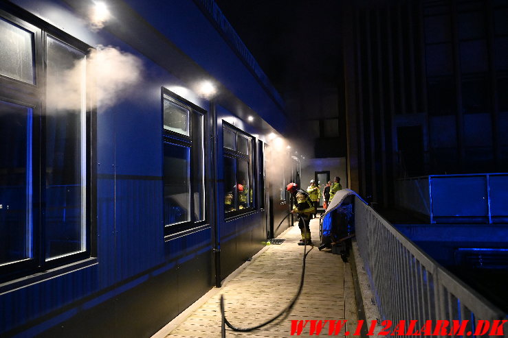 Brand i Lejlighed. Vestergade 18 i Vejle. 03/06-2025. KL. 00:28.