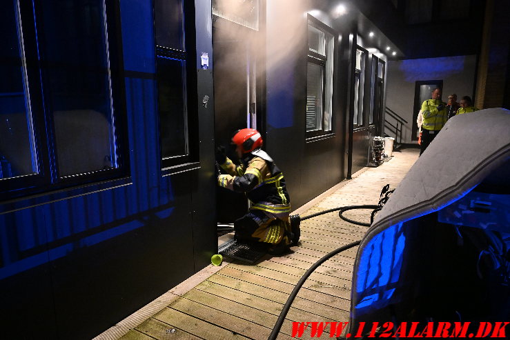 Brand i Lejlighed. Vestergade 18 i Vejle. 03/06-2025. KL. 00:28.
