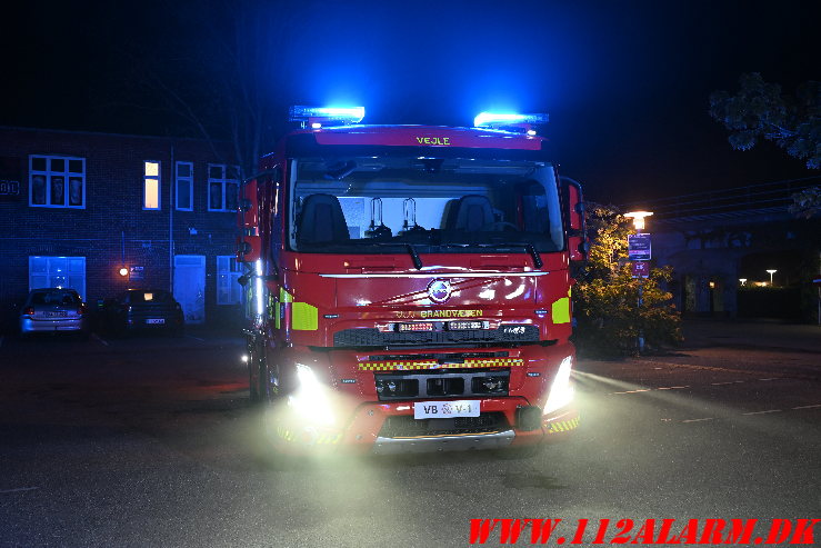 Brand i Lejlighed. Vestergade 18 i Vejle. 03/06-2025. KL. 00:28.
